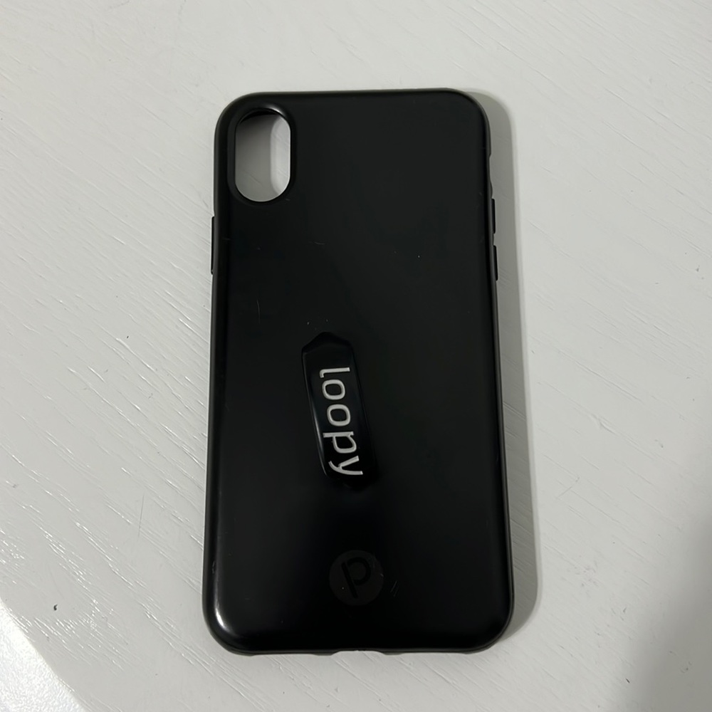 Black iPhone X Loopy Case